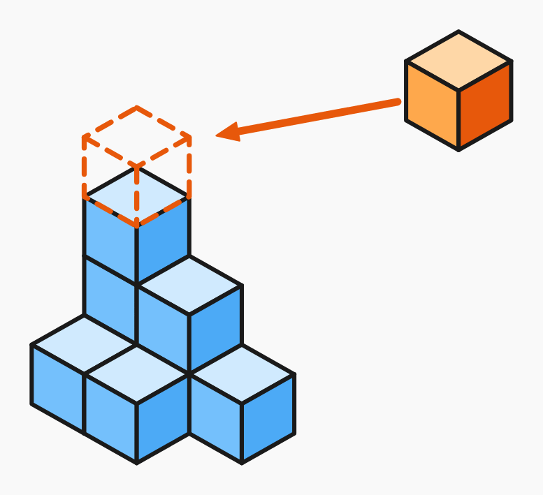 Cube buildings – practice