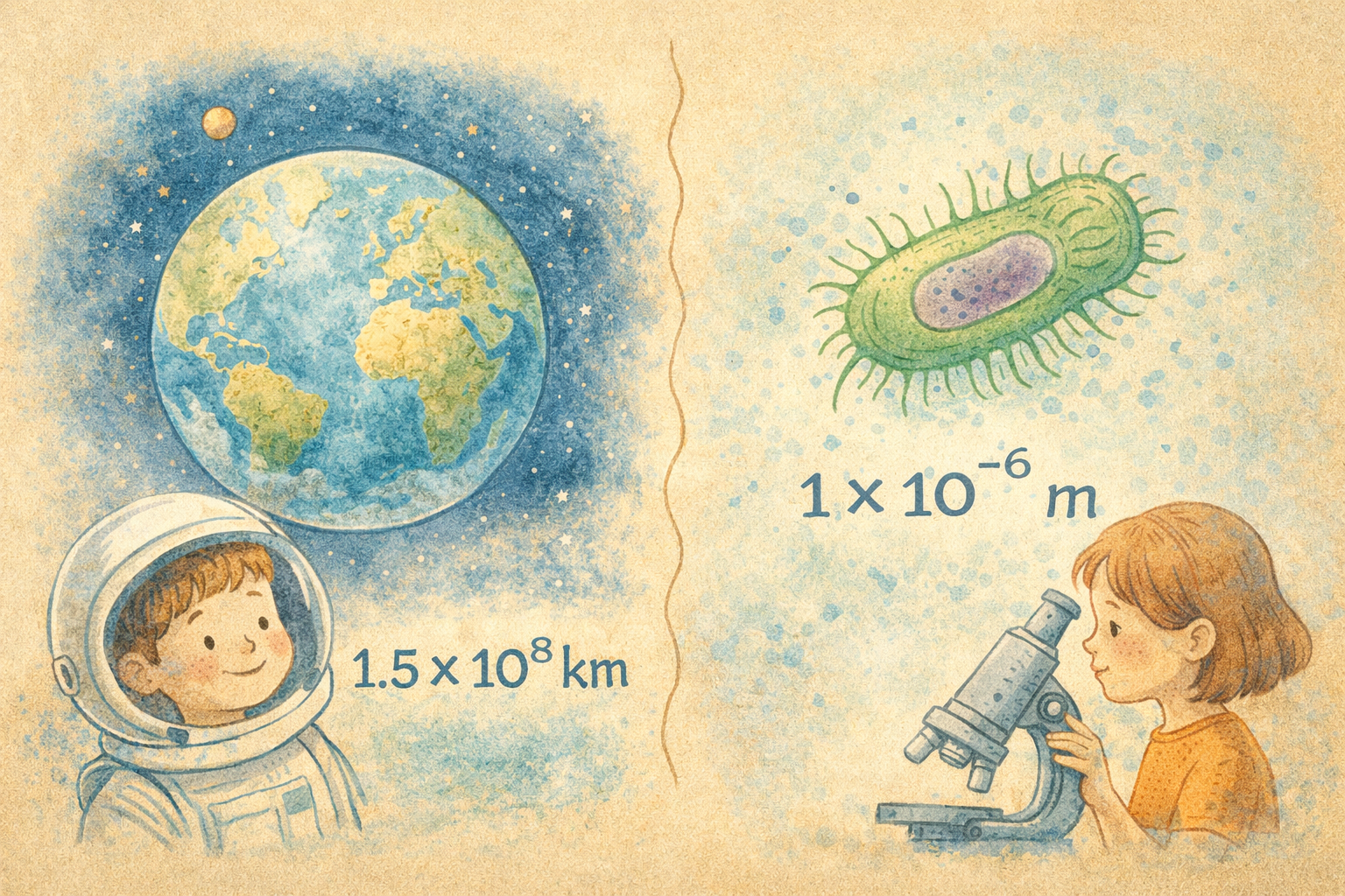 Mocniny čísla 10 a vedecký zápis: Ako zapísať veľké čísla?