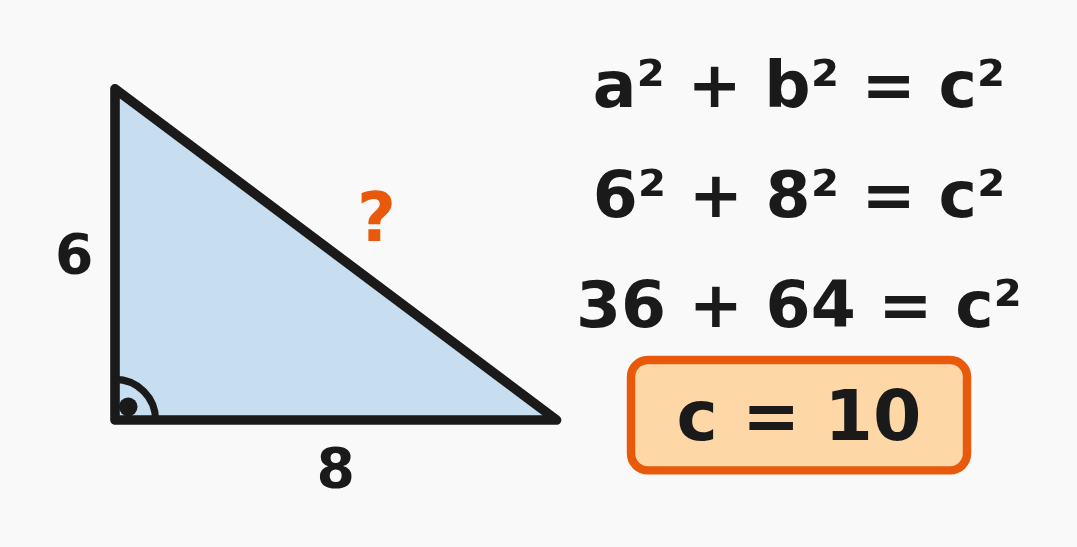 Pythagorean Theorem Examples – Solved Problems